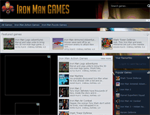 Tablet Screenshot of iron-mangames.com